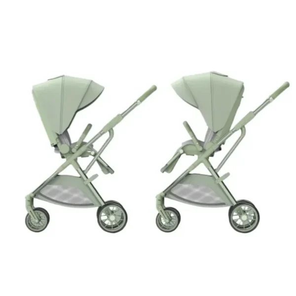 Portable High-view Baby Stroller Two-way Portable Baby Stroller Foldable Children's Four-wheel Baby Stroller 0-3 Years Old - Image 2