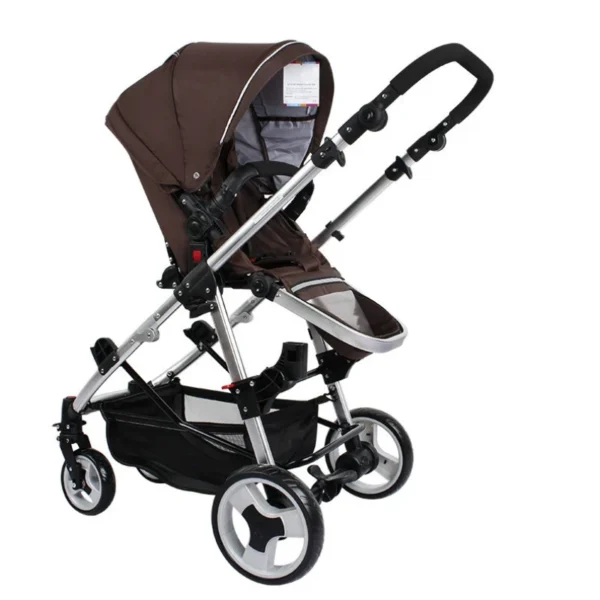 Twin Baby Stroller Foldable, Two-way Multifunctional Twin Baby Stroller,High View Baby Stroller Adjustable Armrests - Image 5